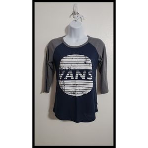 Vans 3/4 sleeve top